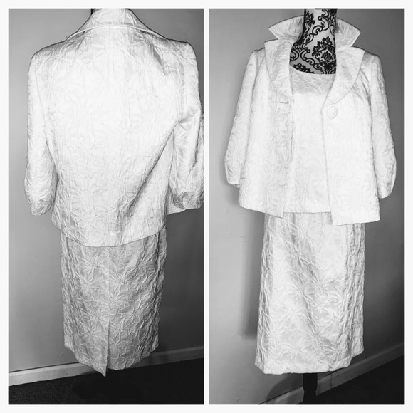 ❤️💜KASPER❤️💜3-PC. TEXTURED PENCIL SKIRT SUIT❤️💜 - Picture 5 of 8